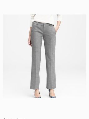 Banana Republic Logan Crop Pant - SIZE 8 - Light grey